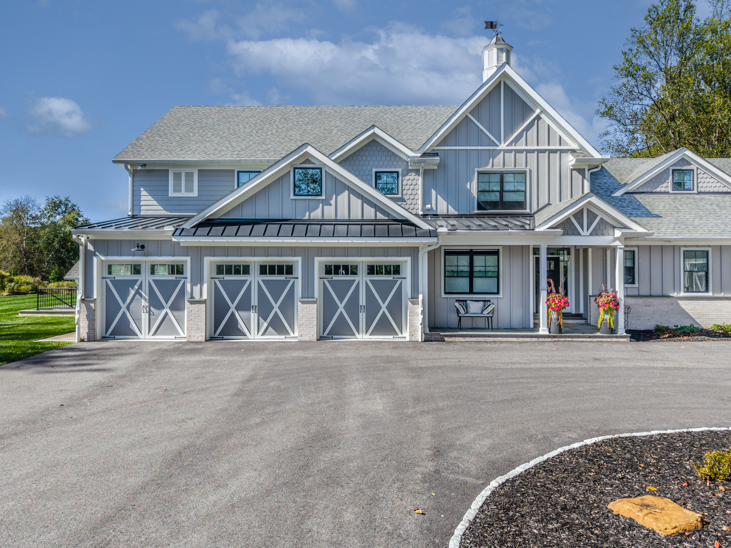 Luxury custom home exterior